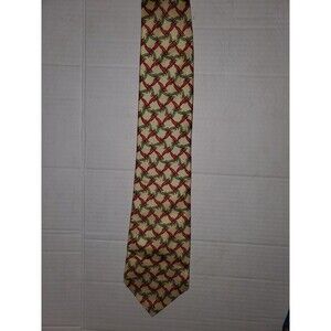 Vintage Red Chilli Peppers Necktie By Harrods Man Shop